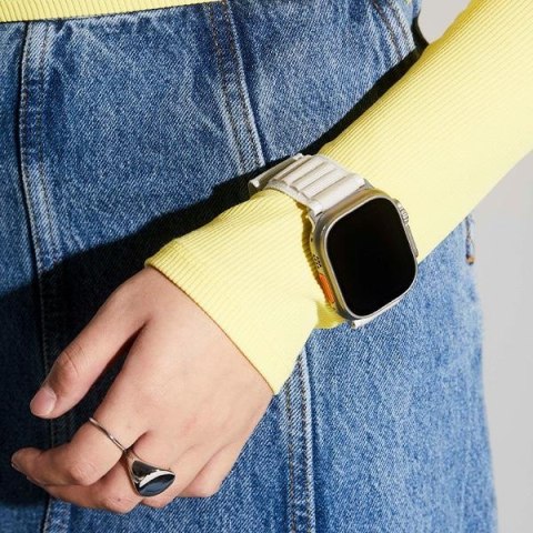 Skinarma pasek Kobu Apple Watch Ultra 49/46/45/44mm kość słoniowa/ivory