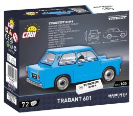 Klocki 72 elementów Trabant 601