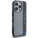 BMW BMHCP16X23HTFEG iPhone 16 Pro Max 6.9" szary/grey hardcase Motorsport IML Vertical Stripe