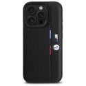 BMW BMHCP16X23PUPVK iPhone 16 Pro Max 6.9" czarny/black hardcase M Perforated Tricolor Detail Line