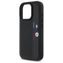 BMW BMHCP16X23PUPVK iPhone 16 Pro Max 6.9" czarny/black hardcase M Perforated Tricolor Detail Line