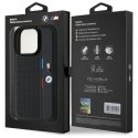 BMW BMHCP16X23PUPVK iPhone 16 Pro Max 6.9" czarny/black hardcase M Perforated Tricolor Detail Line