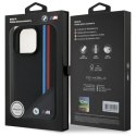 BMW BMHMP16X23PUTRK iPhone 16 Pro Max 6.9" czarny/black hardcase M Meshed Tricolor Stripes MagSafe