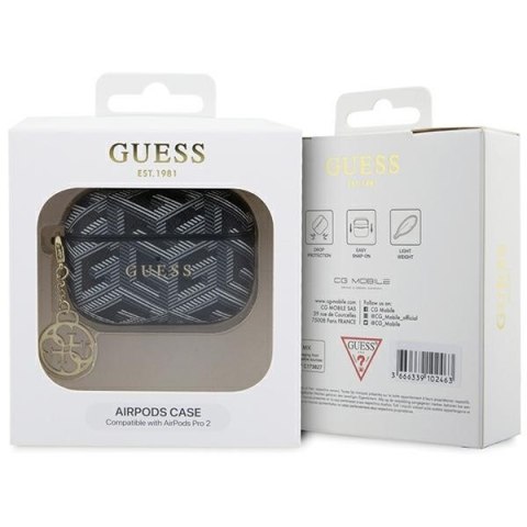 Guess GUAP2PGCE4CK AirPods Pro 2(2022/2023) cover czarny/black GCube Charm
