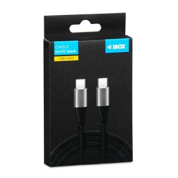 Kabel USB C Ibox IKUTC1B Czarny 1 m