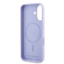 Karl Lagerfeld KLHMP16MSCMKCRHU iPhone 16 Plus 6.7" fioletowy/purple hardcase Silicone Karl&Choupette Ring MagSafe
