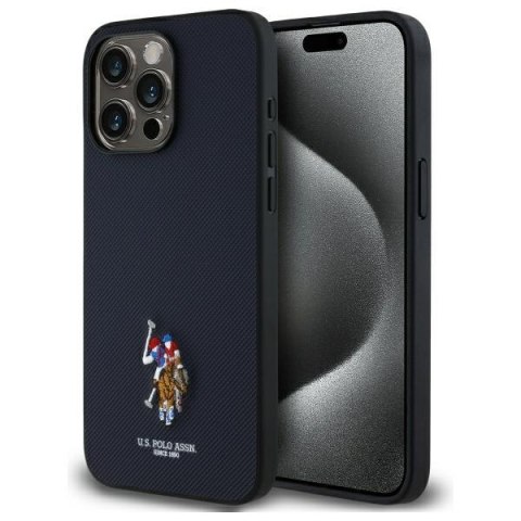 US Polo USHCP15XPEMV iPhone 15 Pro Max 6,7" granatowy/navy Embroidered DH Color