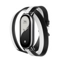 Opaska Smartband 8 Double Wrap Strap Black and White