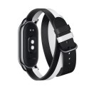 Opaska Smartband 8 Double Wrap Strap Black and White