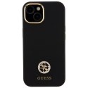Guess GUHCP15SM4DGPK iPhone 15 / 14 / 136.1" czarny/black hardcase Silicone Logo Strass 4G