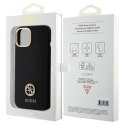Guess GUHCP15SM4DGPK iPhone 15 / 14 / 136.1" czarny/black hardcase Silicone Logo Strass 4G