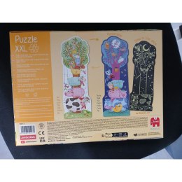 Układanka puzzle Goula XXL świecące w ciemności Farma Odwracalny 80 x 28 cm 27 Części