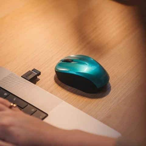 Verbatim Mysz bezprzewodowa Go Nano1600 dpi niebieski/blue 49044