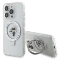 Karl Lagerfeld KLHMP15XHMRSKCH iPhone 15Pro Max 6.7" biały/white hardcase Ring Stand Karl&Choupettte MagSafe