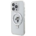 Karl Lagerfeld KLHMP15XHMRSKCH iPhone 15Pro Max 6.7" biały/white hardcase Ring Stand Karl&Choupettte MagSafe