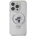 Karl Lagerfeld KLHMP15XHMRSKCH iPhone 15Pro Max 6.7" biały/white hardcase Ring Stand Karl&Choupettte MagSafe