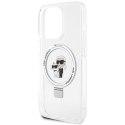 Karl Lagerfeld KLHMP15XHMRSKCH iPhone 15Pro Max 6.7" biały/white hardcase Ring Stand Karl&Choupettte MagSafe