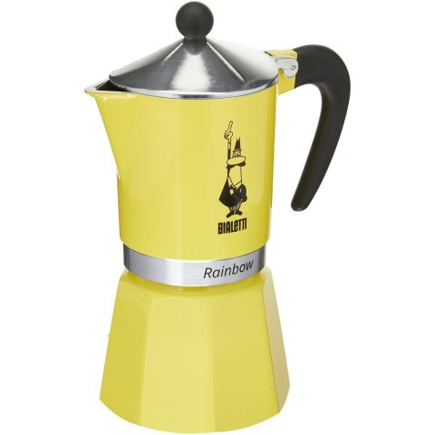 Włoska Kafeterka Bialetti Rainbow Żółty Metal 6 Kubki