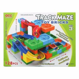 Gra Budowlana z Blokami Konstrukcyjnymi Track Maze 118063 (128 pcs)