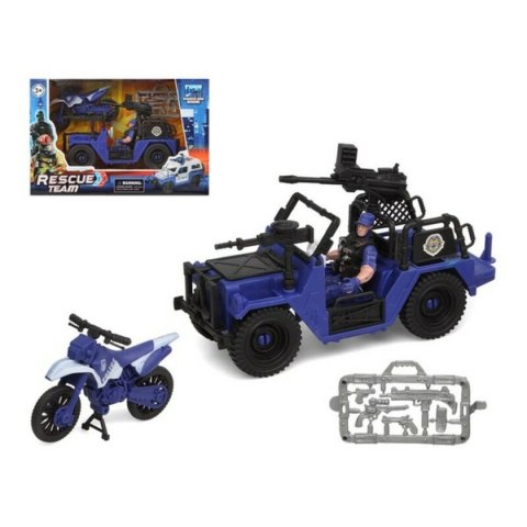 Playset Police Rescue Team Niebieski