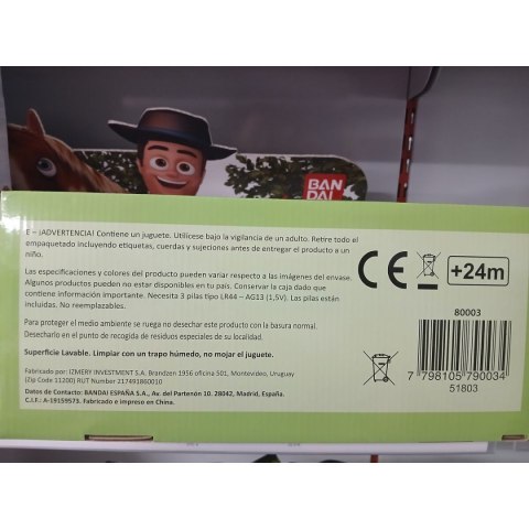 Pluszak wydający Dżwięk Bandai 80003 30 x 13 x 23 cm