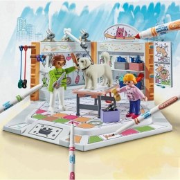 Playset Playmobil Color 71514 Grooming Salon 61 Części