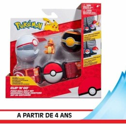 Zestaw figur Pokémon Clip 'N' Go - Charmander 5 cm 5 Części