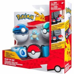 Zestaw figur Pokémon Clip 'N' Go - Squirtle 5 cm 5 Części