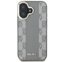 DKNY DKHMP16SPCPVSLE iPhone 166.1" beżowy/beige hardcase Checkered Pattern Magsafe