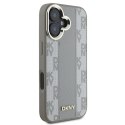DKNY DKHMP16SPCPVSLE iPhone 166.1" beżowy/beige hardcase Checkered Pattern Magsafe
