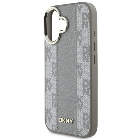 DKNY DKHMP16SPCPVSLE iPhone 166.1" beżowy/beige hardcase Checkered Pattern Magsafe