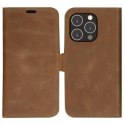 Etui dbramante 1928 Lynge 2w1 Wallet do iPhone 14 Pro brązowy/brown