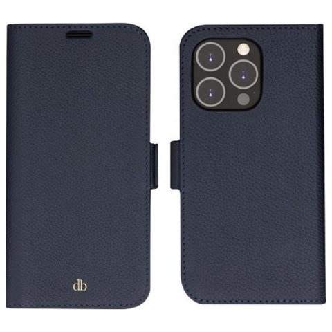 Etui dbramante 1928 New York 2w1 Wallet do iPhone 14 Pro niebieski/pacific blue