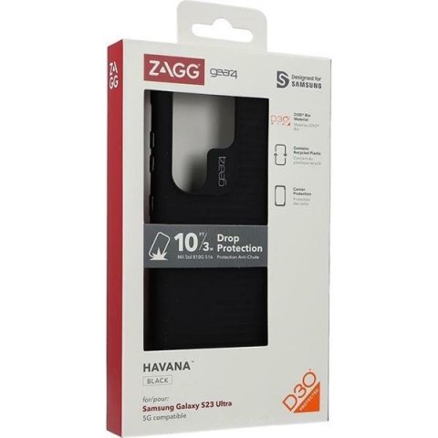 Gear4 Havana Sam S23 Ultra S918czarny/black 53187