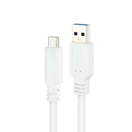 Kabel USB-C do USB NANOCABLE 10.01.4001-W Biały 1 m