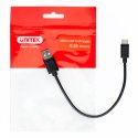 UNITEK USB CABLE USB-A — USB-C 25CM, Y-C480BK