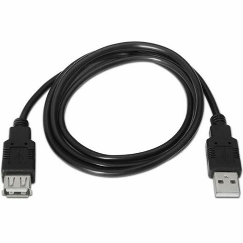 Kabel Aisens Czarny 1 m (1 Sztuk)