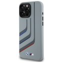 BMW BMHMP16X23SLIG iPhone 16 Pro Max 6.9" szary/grey hardcase Silicone Turning Lines MagSafe