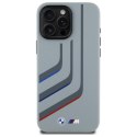 BMW BMHMP16X23SLIG iPhone 16 Pro Max 6.9" szary/grey hardcase Silicone Turning Lines MagSafe