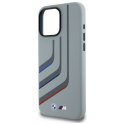 BMW BMHMP16X23SLIG iPhone 16 Pro Max 6.9" szary/grey hardcase Silicone Turning Lines MagSafe