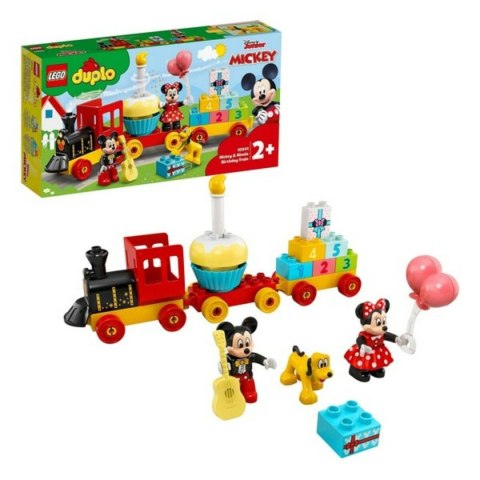 Zestaw do budowania Duplo Mickey and Minnie Birthday Train Lego Tren de Cumpleaños de Mickey y Minnie Wielokolorowy 22 Części