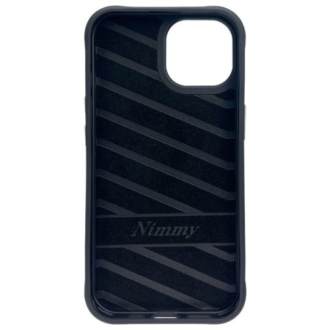 Nimmy etui iPhone 15 6.1" czarny/black Glasses Cool Cat