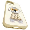 Nimmy etui iPhone 15 6.1" khaki Glasses Cool Dog