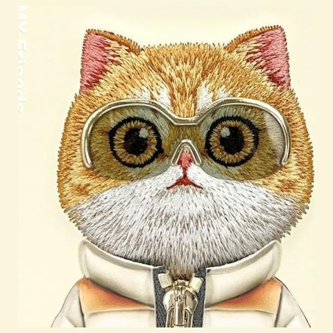 Nimmy etui iPhone 15 Pro 6.1" khaki Cool&Cute 2.0 Cat