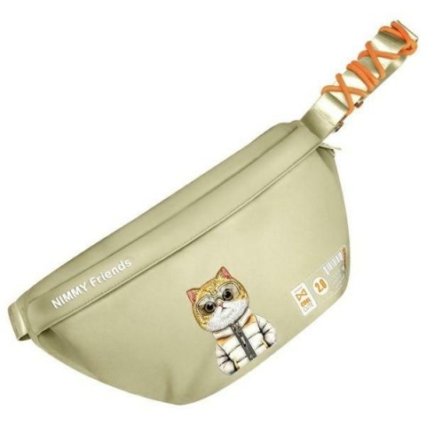 Nimmy Nerka na ramię khaki Crossbody Cool&Cute 2.0 Cat
