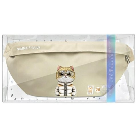 Nimmy Nerka na ramię khaki Crossbody Cool&Cute 2.0 Cat