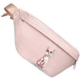 Nimmy Nerka na ramię różowy/pink Crossbody Glasses Cool Cat