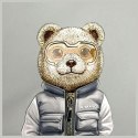 Nimmy Nerka na ramię szary/gray Crossbody Cool&Cute 2.0 Bear