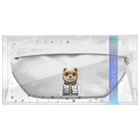 Nimmy Nerka na ramię szary/gray Crossbody Cool&Cute 2.0 Bear