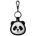 Nimmy Zestaw 3w1 torebka na telefon + portfel + etui na lokalizator czarny/black Big Eyed Pet 2.0 Panda